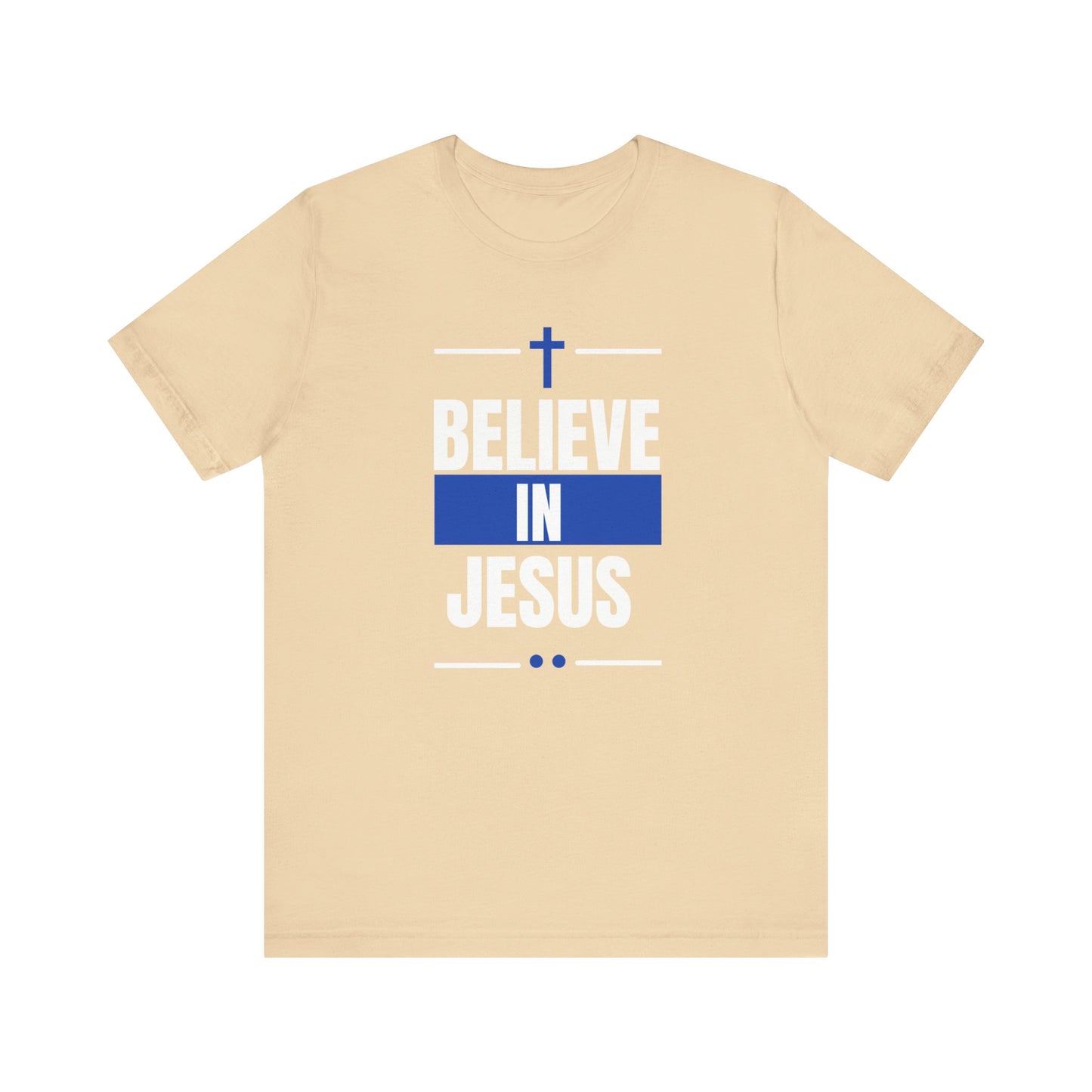 Believe In Jesus, Blue, T-Shirt