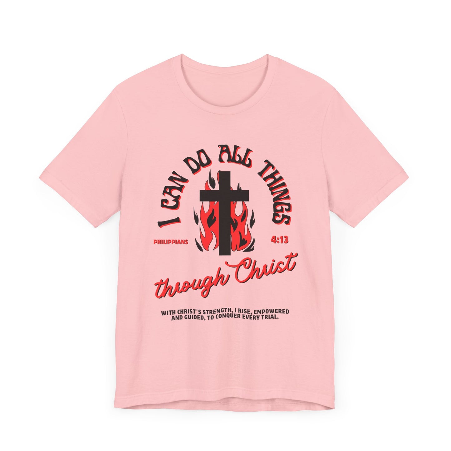 I Can Do All Things Through Christ, Red, T-Shirt