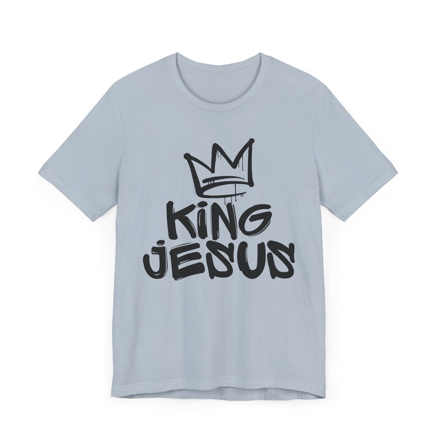 King Jesus Crown, Black, T-Shirt