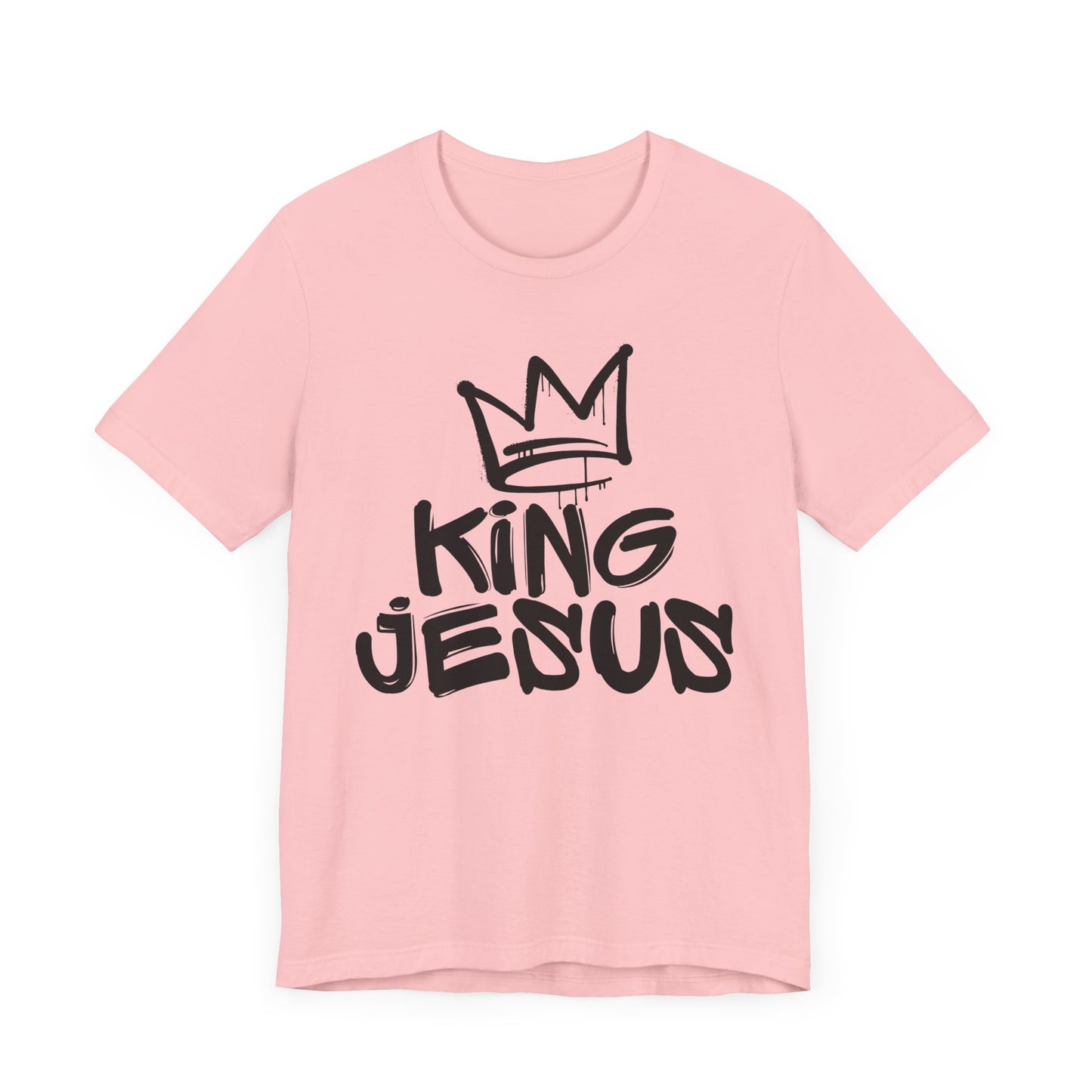 King Jesus Crown, Black, T-Shirt