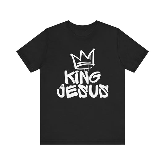 King Jesus Crown, Black, T-Shirt