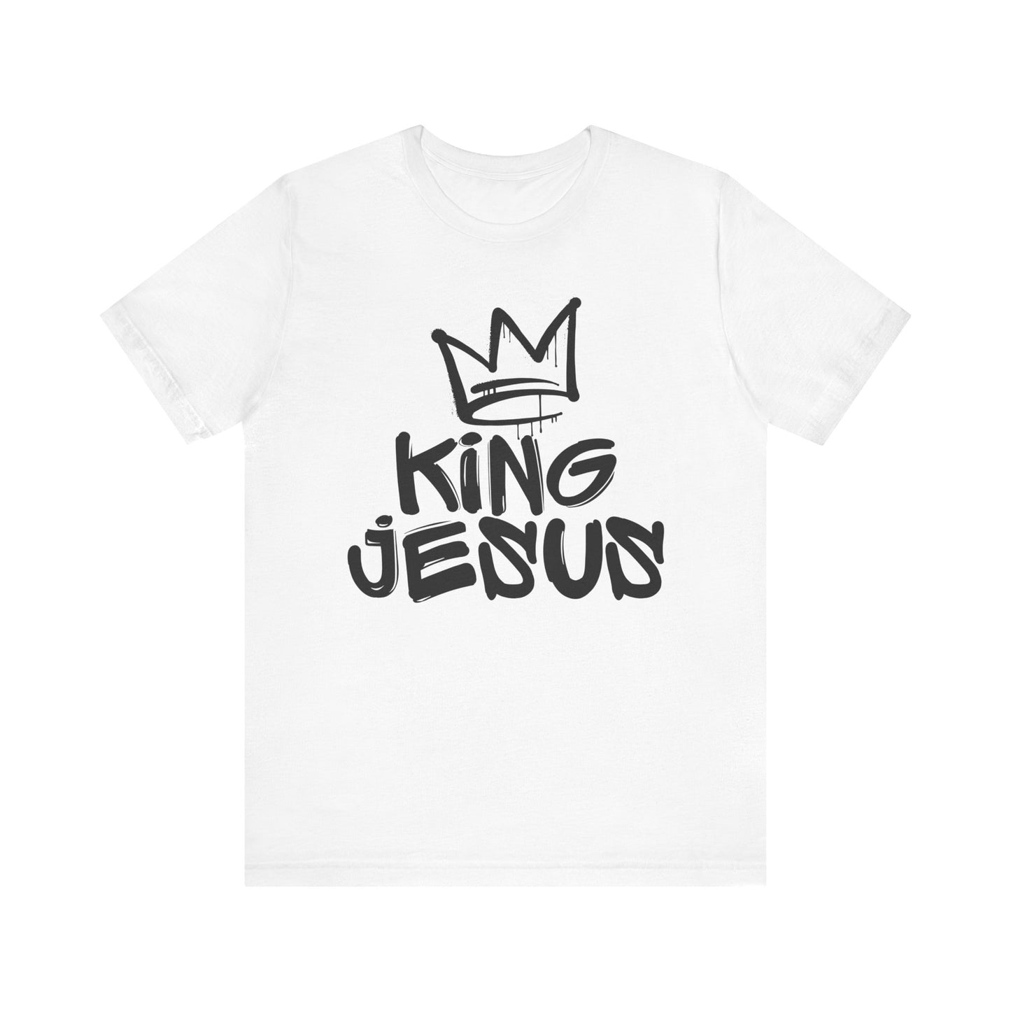 King Jesus Crown, Black, T-Shirt