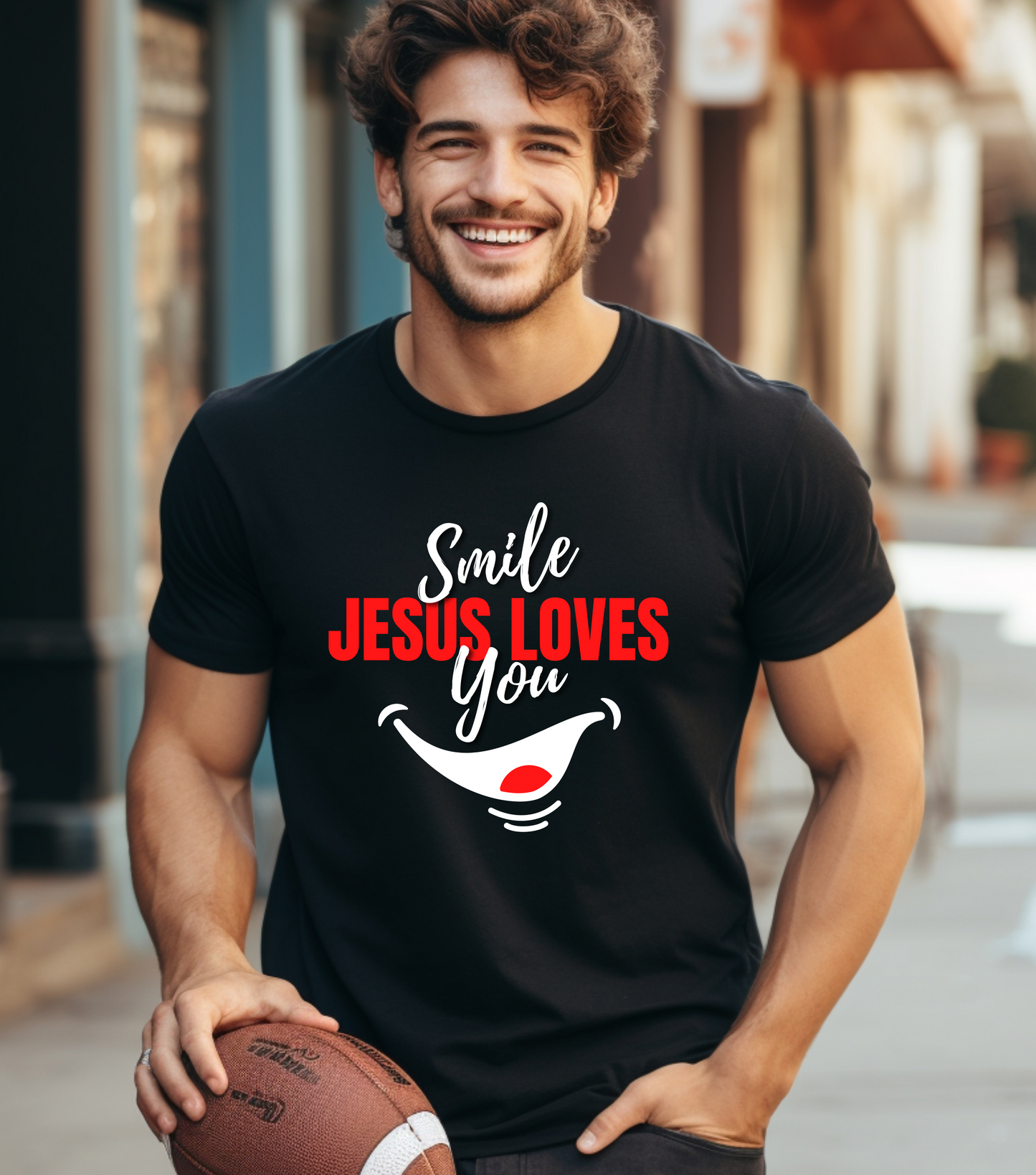 Smile Jesus Loves You, T-Shirt