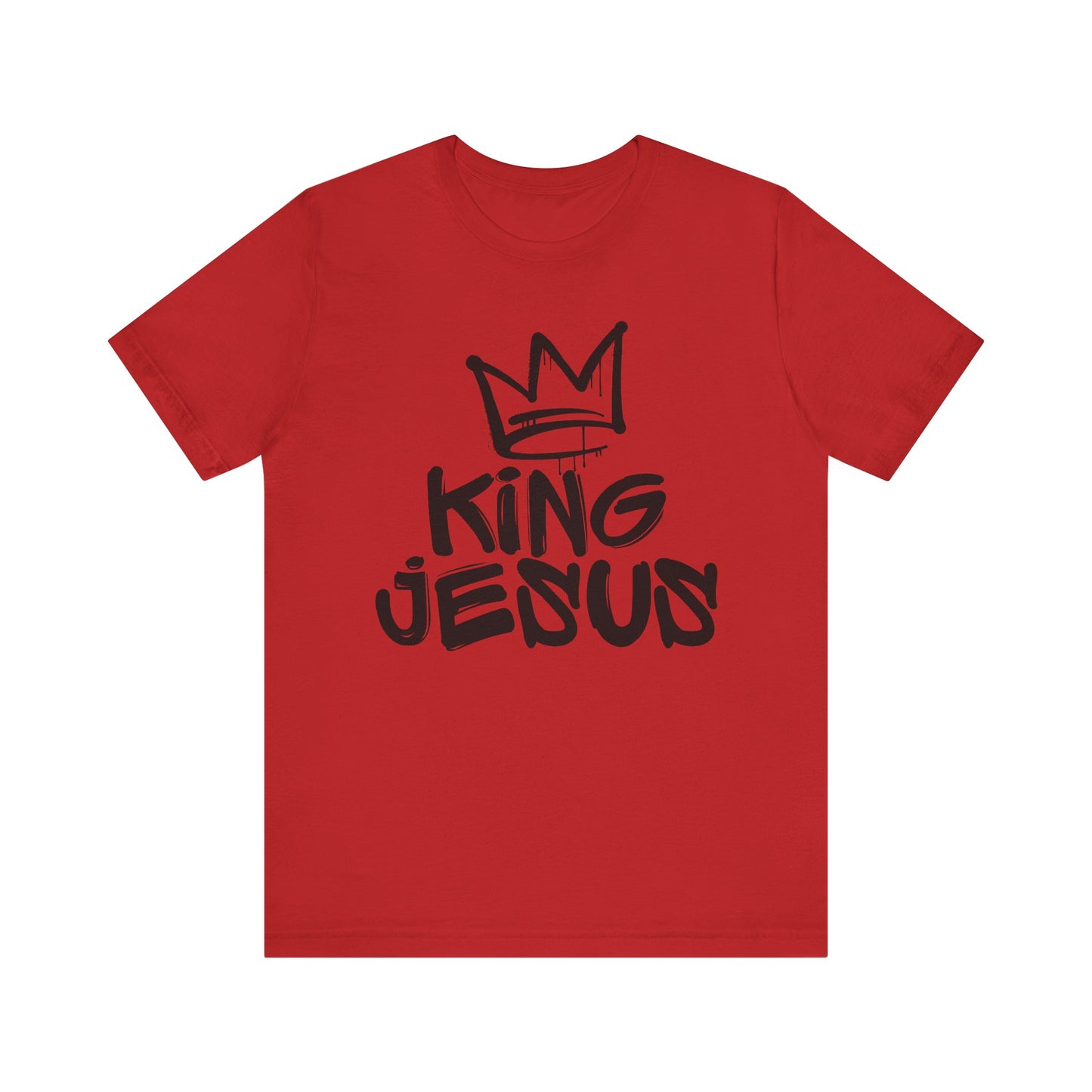 King Jesus Crown, Black, T-Shirt