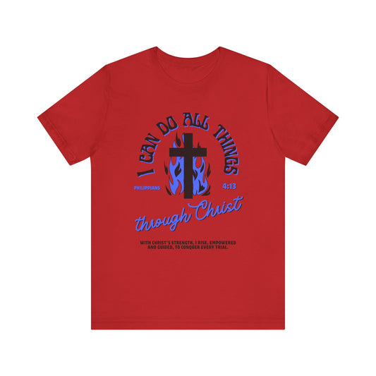 Can Do All Things Through Christ, Blue, T-Shirt