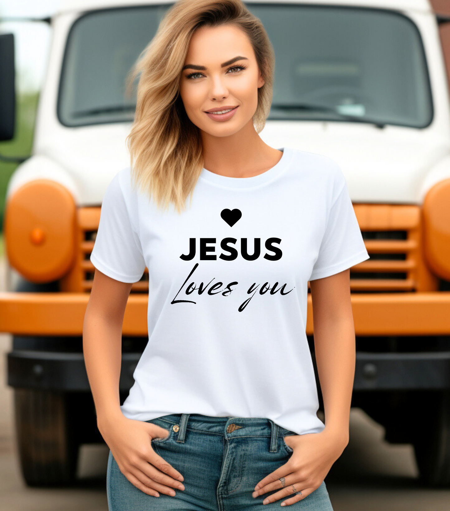 Jesus Loves you, T-Shirt