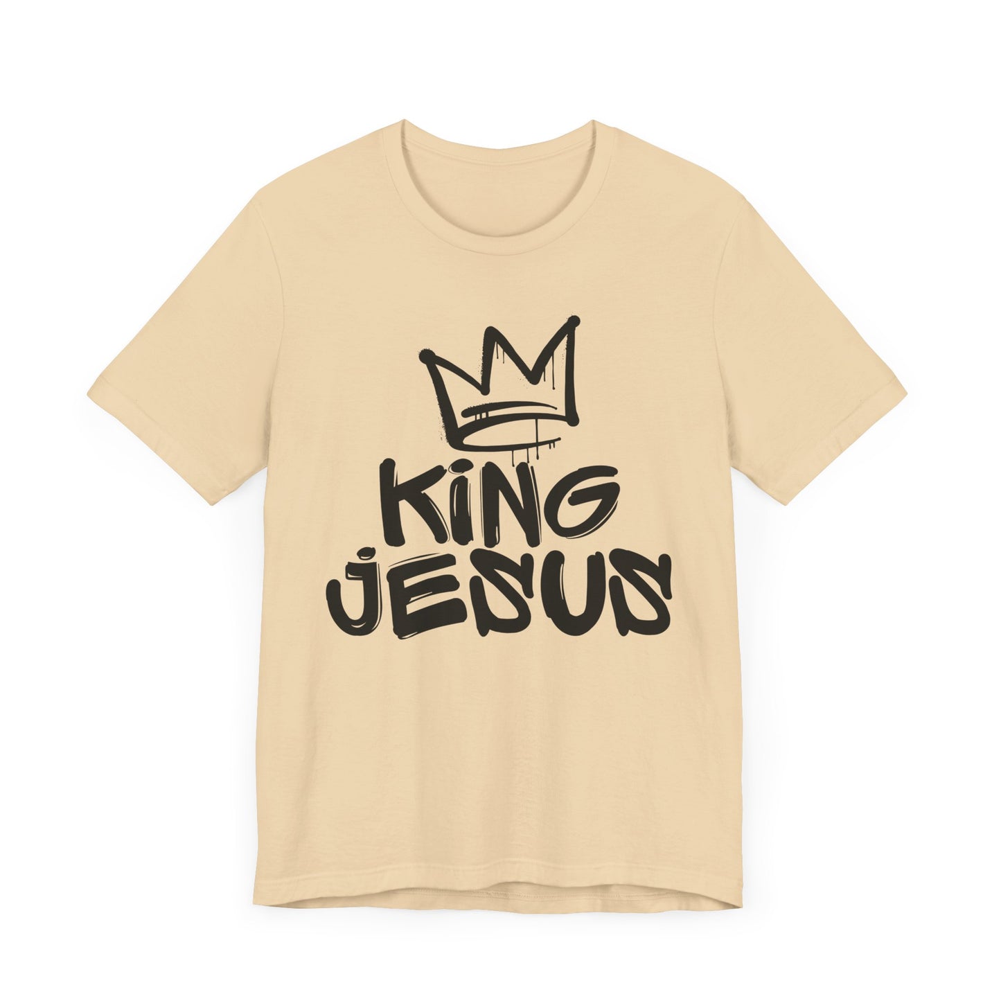 King Jesus Crown, Black, T-Shirt