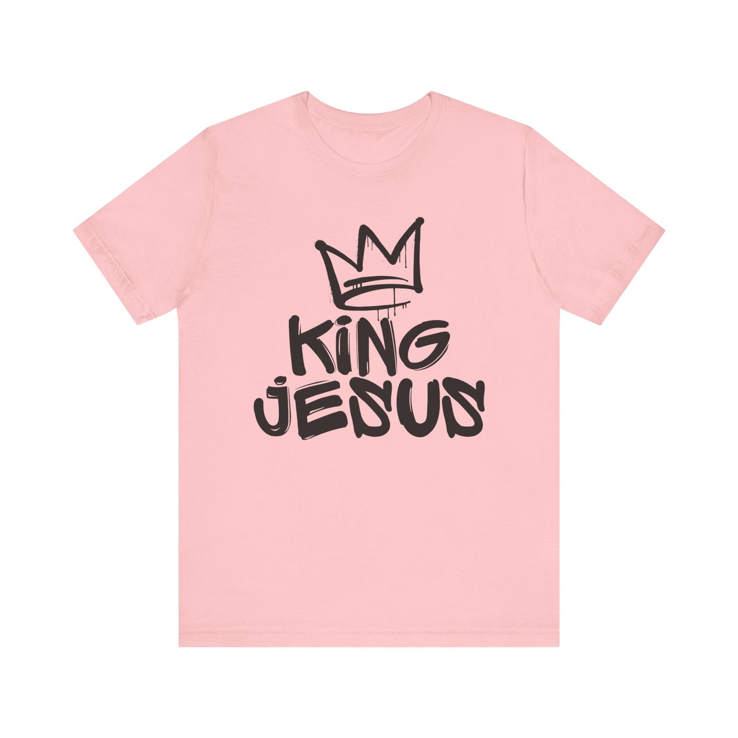 King Jesus Crown, Black, T-Shirt