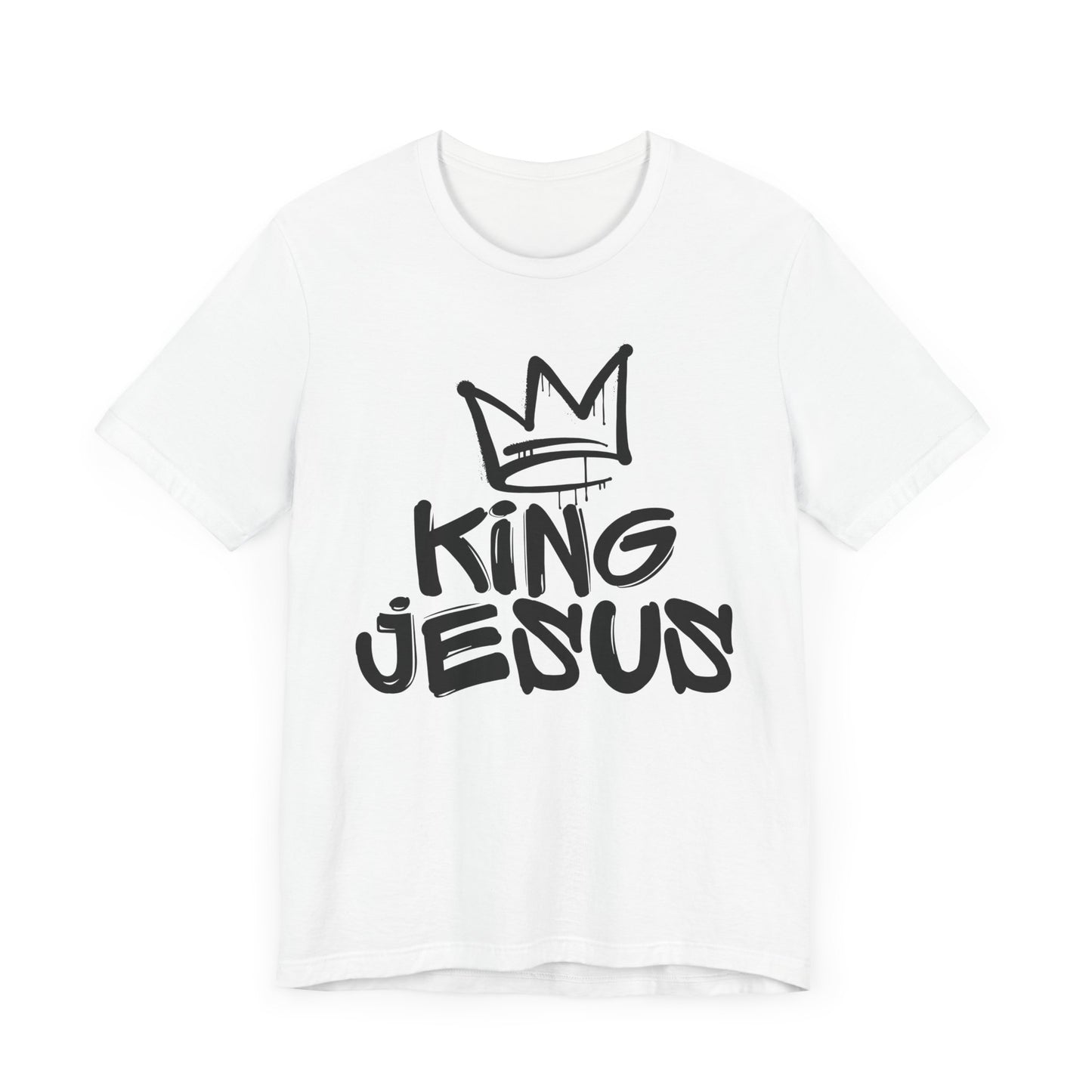 King Jesus Crown, Black, T-Shirt